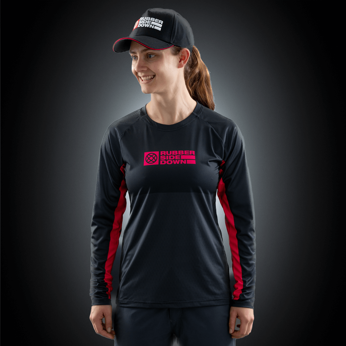 Pink Panther Long Sleeve MTB Jersey Rubber Side Down Global