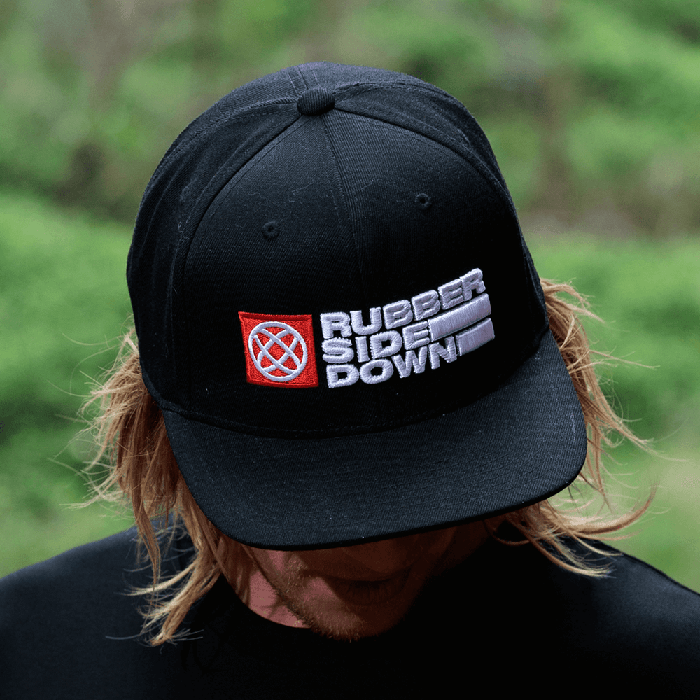 Classic Flexfit Flat Peak Cap Rubber Side Down Global