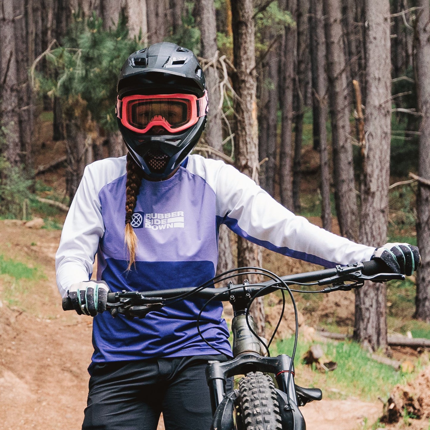 Alpine Blossom Long Sleeve MTB Jersey - Main Image